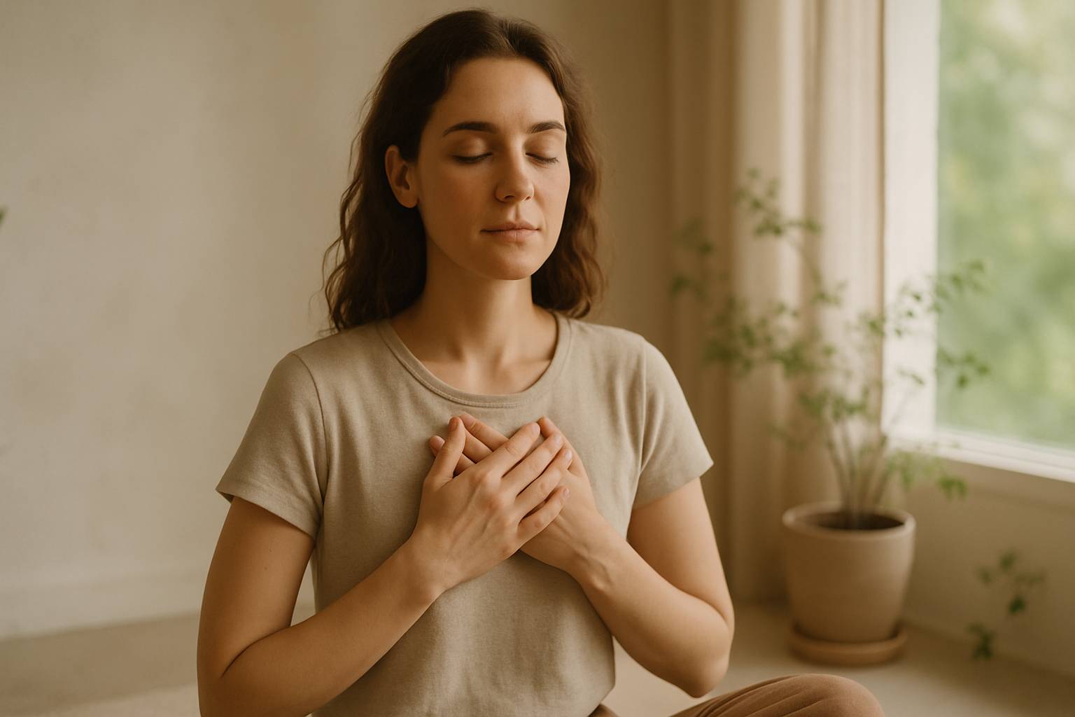 v stiku s čustvi, notranji mir, čuječnost, zadovoljstvo, umirjenost